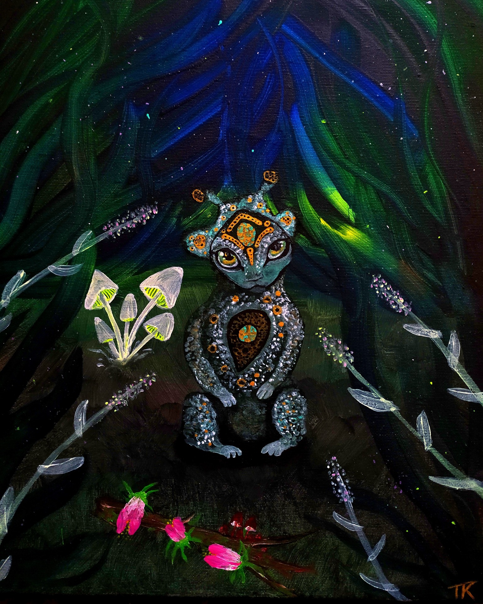BludičkyArt - Bludička na plátně